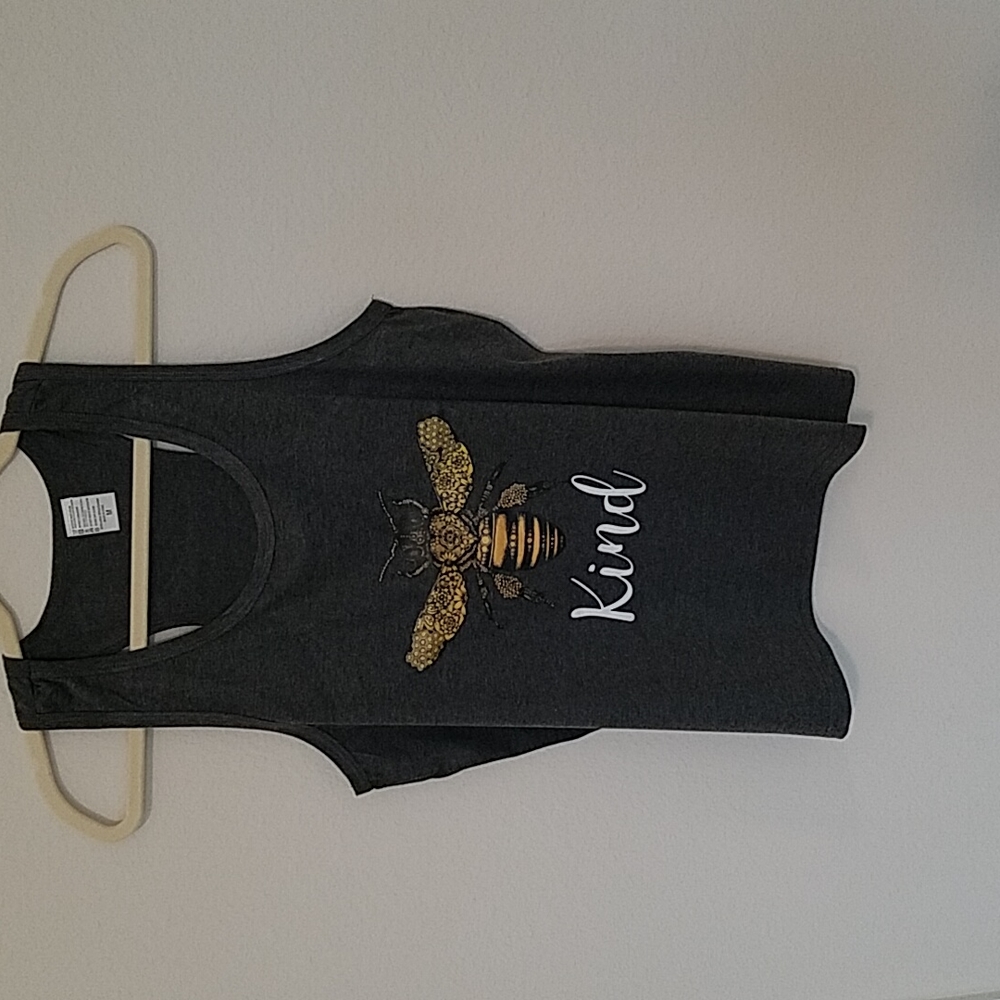 Bee Kind ladies racerback t-shirt